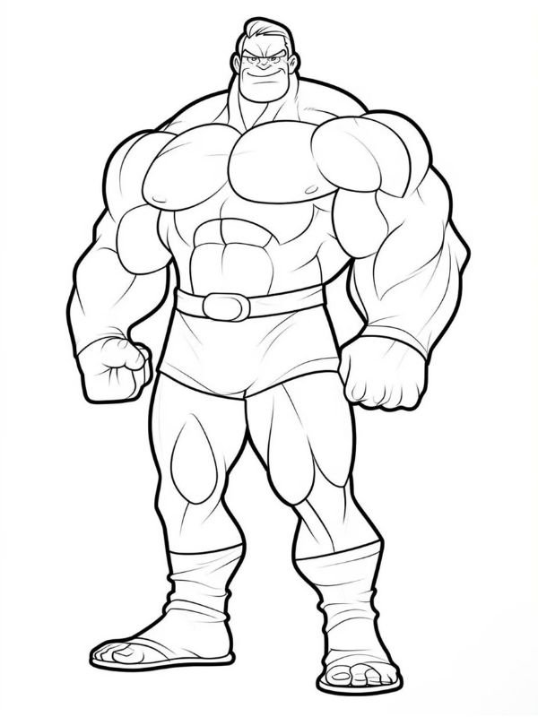 tranh tô màu siêu nhân hulk sinh động nhất