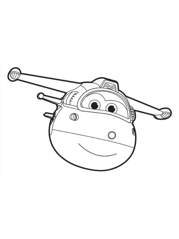 tranh tô màu super wings đẹp