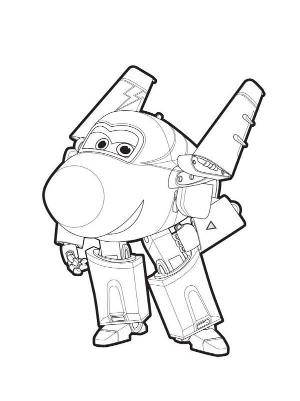 tranh tô màu super wings nghệ thuật