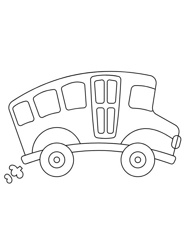 tranh tô màu xe buýt nghệ thuật